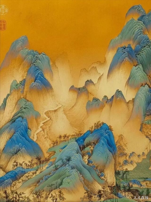 王希孟《千里江山图》被列“中国十大传世名画”