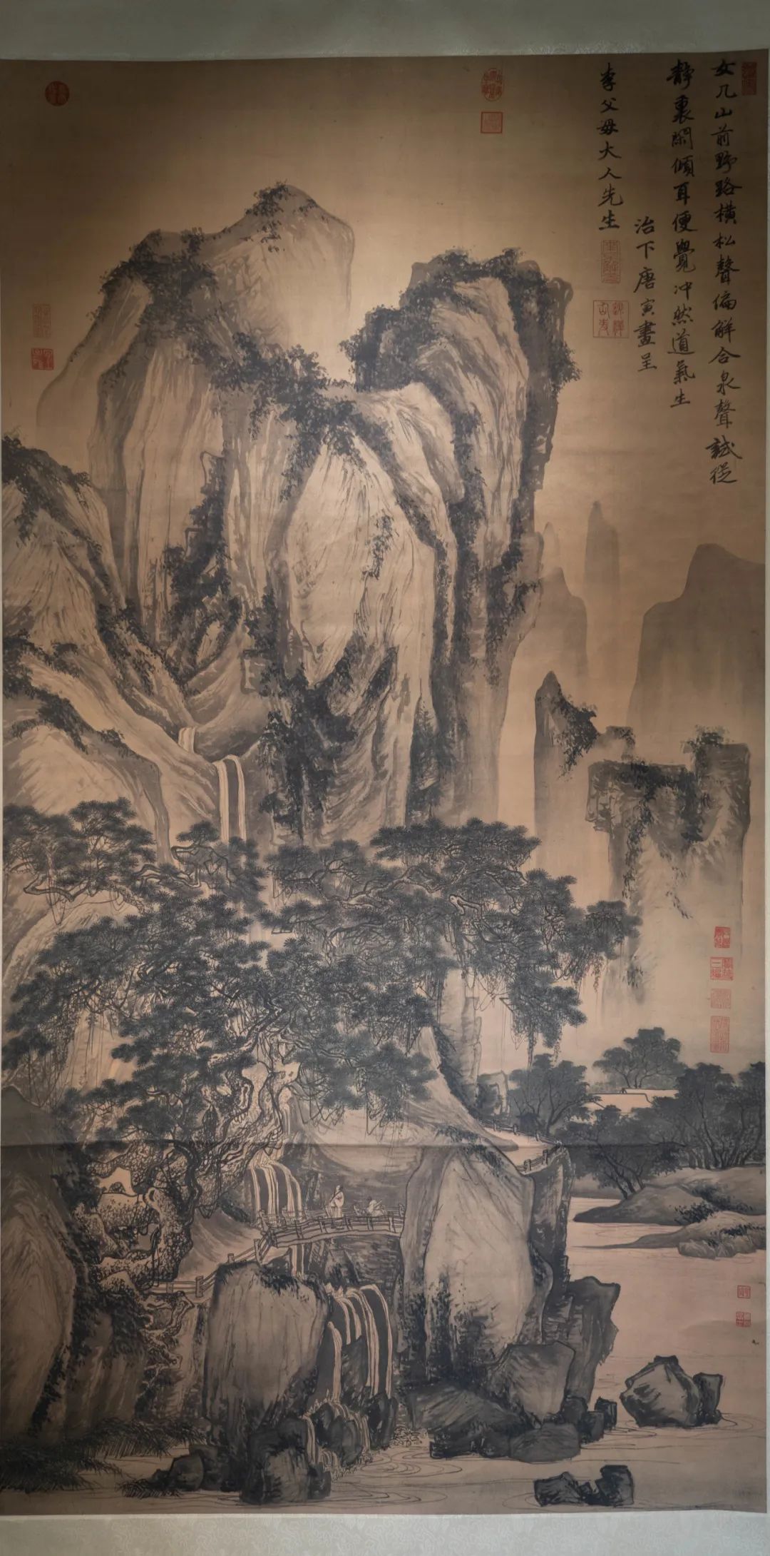 中国书画经典欣赏 | 唐寅《山路松声图》