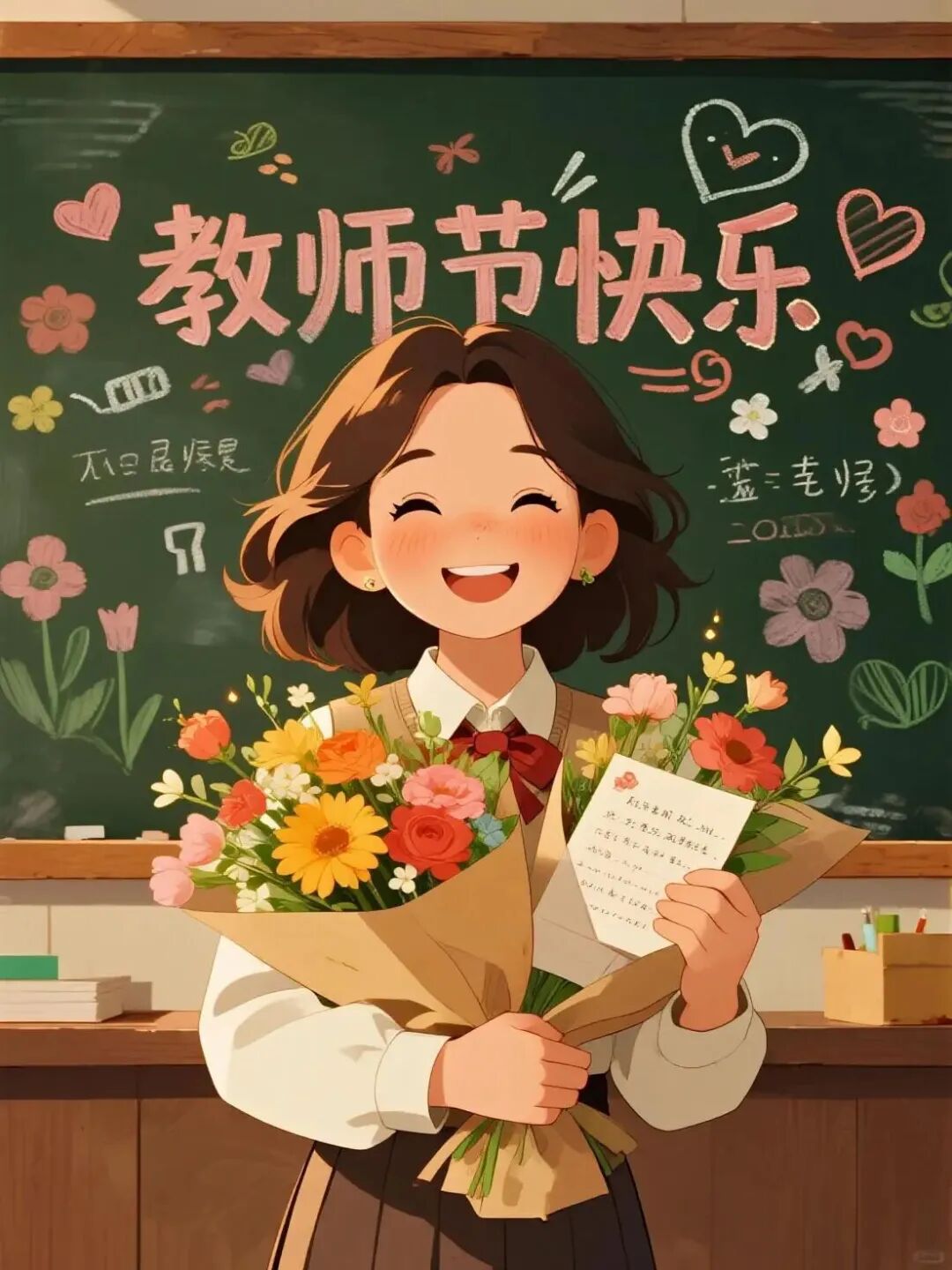 教师节到了，真心感谢您一直以来 对孩子的悉心教导和无私关爱