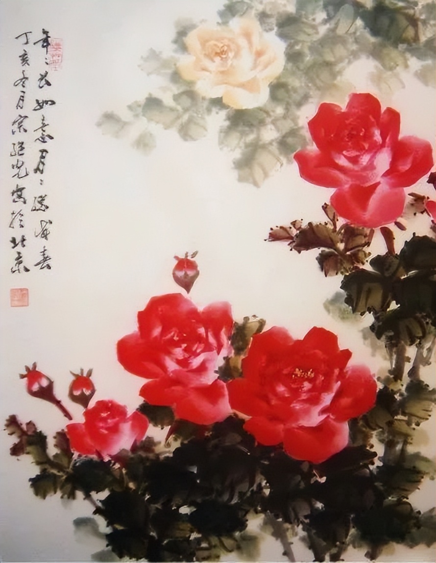 10大名花10首曲，10幅国画10首诗（3）