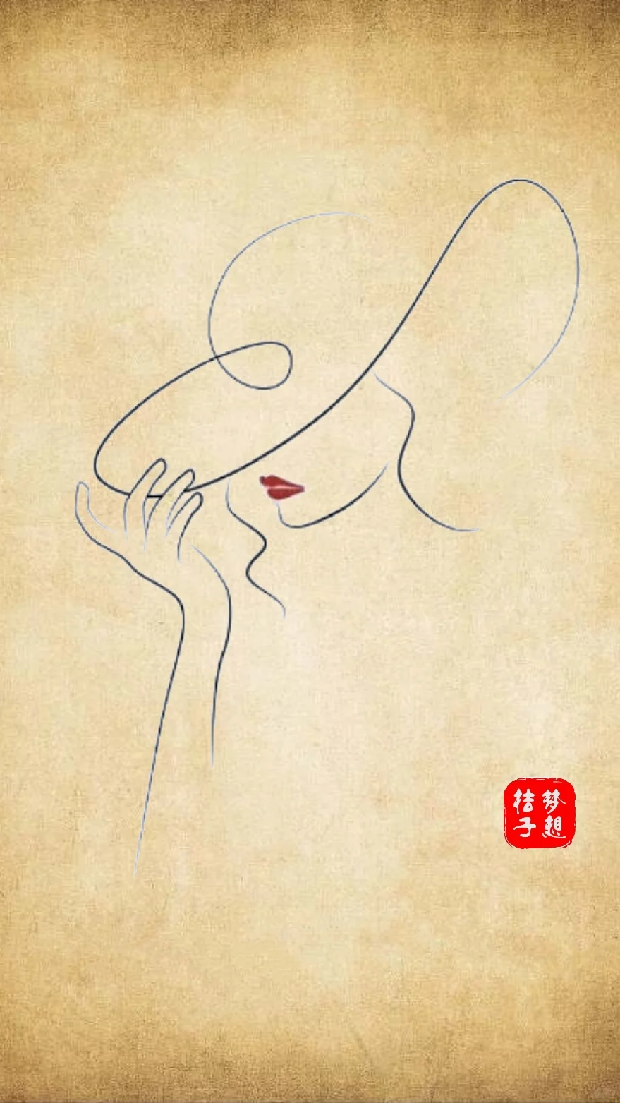 寥寥几笔，感觉真好！少女的时尚感既有骨架，有血有肉