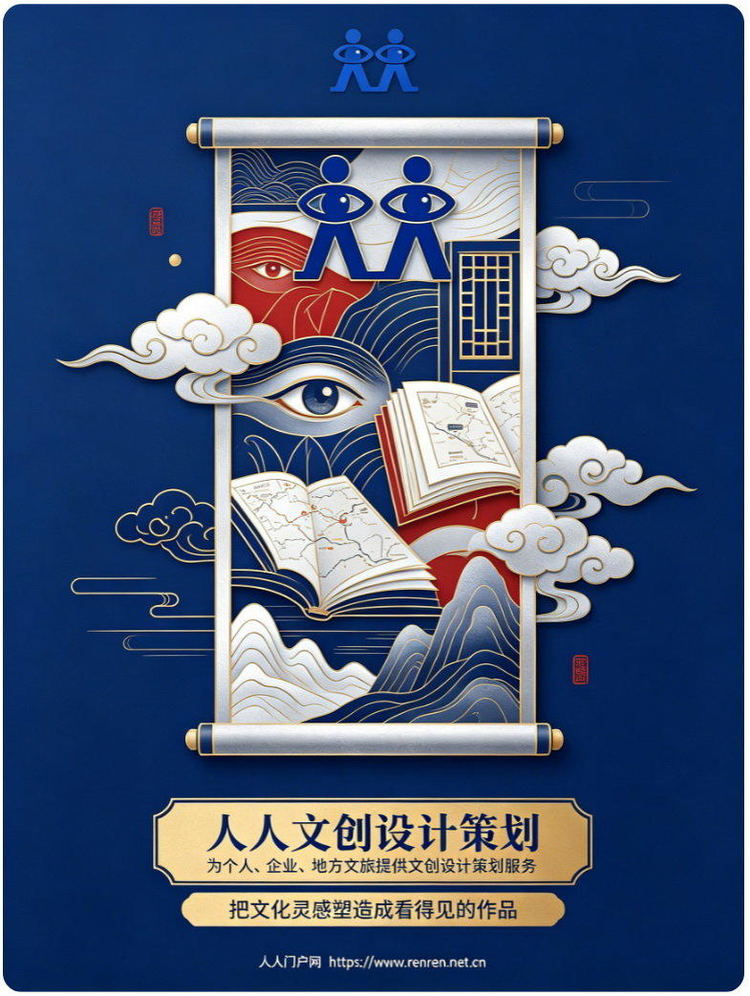 人人文创设计策划，为个人企业地方文旅提供文创设计策划服务