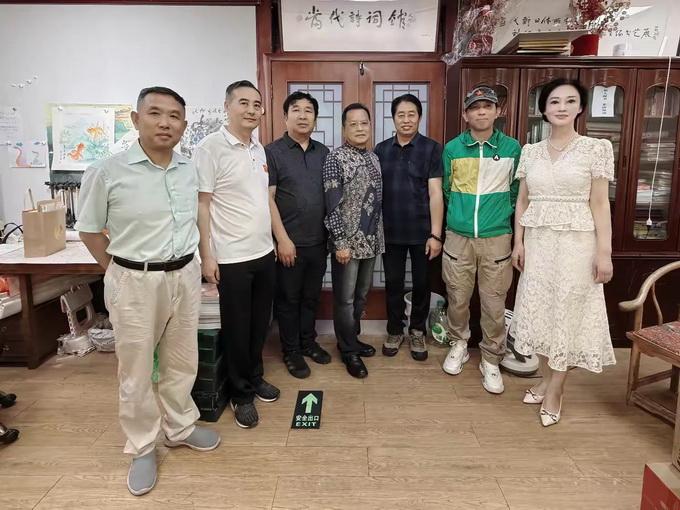 中国书画春节联欢晚会马来西亚会场总策划总导演张书逸先生赴京交流 深耕中马书画文化传播事业