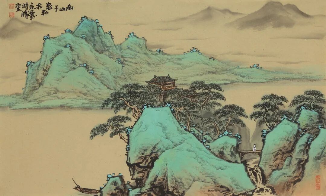 国画，是一种生命方式（插图：赵春秋青绿山水册页）