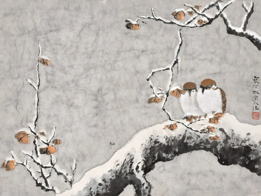 国画里的冬景，如诗如画！
